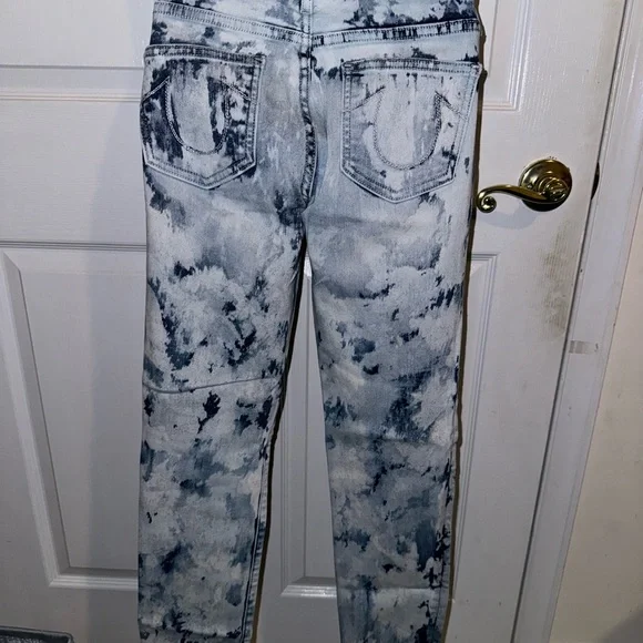 True‎ Religion Casey Low Rise Super Skinny Tie-Dye Jeans - Picture 3 of 7